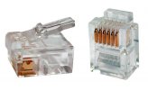Cabeus Телефонный коннектор RJ-12 6P6C
