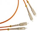 Cabeus Шнур оптический duplex SC-SC 50/125 mm OM3 FOP-50-SC-SC-3m