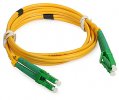 Cabeus Шнур оптический duplex LC/APC-LC/APC 9/125 sm 0,5м FOP(d)-9-LC/APC-LC/APC-0,5m