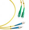Cabeus Шнур оптический duplex SC/APC-FC/UPC 9/125 sm LSZH, FOP(d)-9-SC/APC-FC/UPC-25m