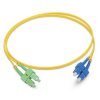 Cabeus Шнур оптический duplex SC/APC-SC/UPC 9/125 sm LSZH, FOP(d)-9-SC/APC-SC/UPC-25m
