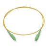 Cabeus Шнур оптический simplex SC/APC-SC/APC 9/125 sm LSZH, FOP(s)-9-SC/APC-SC/APC-25m