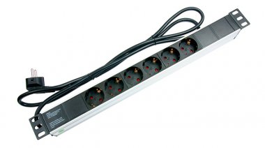 Фотография товара 'Cabeus Блок евророзеток для 19 шкафов, горизонтальный PDU-6P-2EU'