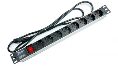 Фотография товара 'Cabeus Блок евророзеток для 19 шкафов, горизонтальный PDU-8P-2IEC'