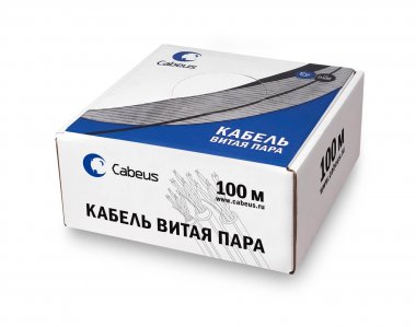 Фотография товара 'Cabeus UTP-4P-Cat.5e-SOLID-LSZH-YL Кабель витая пара UTP (U/UTP), категория 5e'