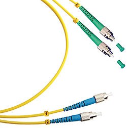 Фотография товара 'Cabeus Шнур оптический duplex FC/APC-SC/UPC 9/125 sm FOP(d)-9-FC/APC-SC/UPC-25m'