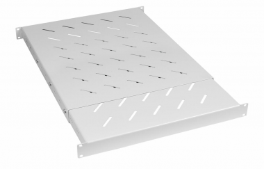 Фотография товара 'Cabeus SH-J018-SS-600-100KG Полка 19" перфорированная глубиной 600-1000 мм'