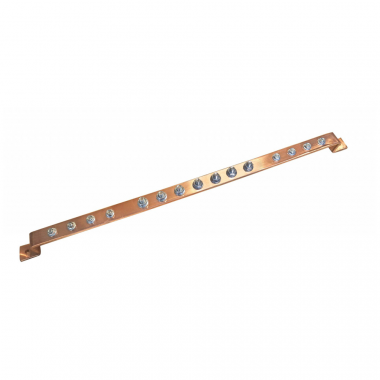 Фотография товара 'Cabeus CBG-PE-3.15-7 Шина PE медная 3х15 мм на 7 присоединений на монтажную плату'