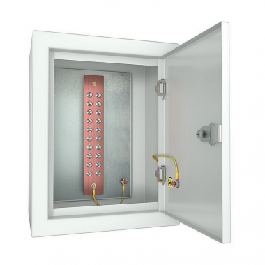 Фотография товара 'Cabeus CBG-ЯГЗШ-20-10.60 Ящик ГЗШ 20 подключений, 10х60 мм (ВхШхГ 400х310х220 мм)'