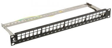 Фотография товара 'Cabeus Модульная патч-панель 19, 24 порта, 1U PLB-24-SH'