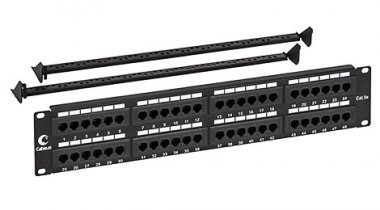 Фотография товара 'Cabeus Патч-панель 19 (2U), 48 портов RJ-45 PL-48-Cat.5e-Dual'