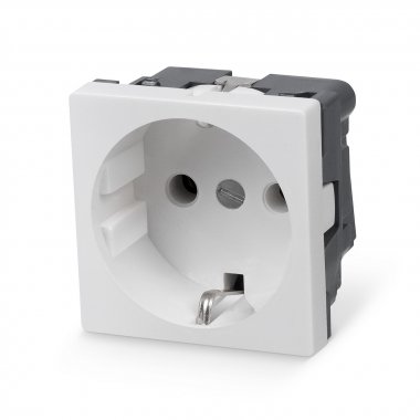 Фотография товара 'Cabeus ME45-WH Розетка электрическая Mosaic 45x45'