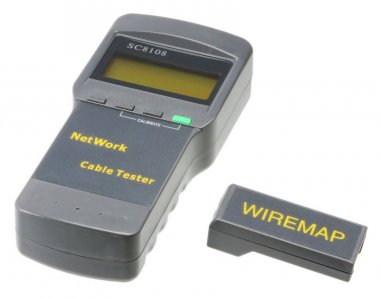 Фотография товара 'Cabeus Тестер для витой пары c LCD дисплеем CT-LCD-RJ45'