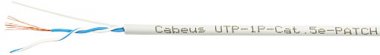 Фотография товара 'Cabeus Кабель витая пара (UTP), категория 5, 1 пара (24 AWG) UTP-1P-Cat.5e-PATCH'