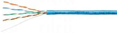 Фотография товара 'Cabeus Кабель витая пара UTP (U/UTP), категория 5e, 4 пары UTP-4P-Cat.5e-SOLID-BL'