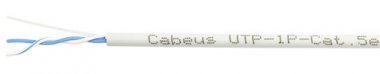 Фотография товара 'Cabeus Кабель витая пара (UTP), категория 5, 1 пара (24 AWG) UTP-1P-Cat.5e-SOLID'