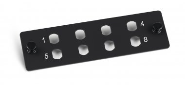 Фотография товара 'Cabeus FO-FP-8ST-BK Адаптерная панель на 8 ST(FC)'