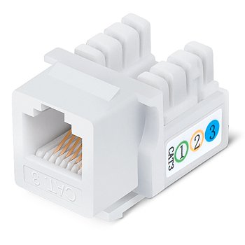 Фотография товара 'Cabeus Вставка Keystone Jack, RJ-12(6P6C) KJ-RJ12-90'