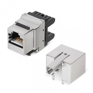Фотография товара 'Cabeus Вставка Keystone Jack RJ-45(8P8C) KJ-RJ45-Cat.5e-SH-180'