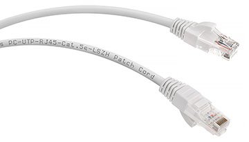 Фотография товара 'Cabeus Патч-корд UTP, категория 5e, 2 м PC-UTP-RJ45-Cat.5e-2m-WH-LSZH'