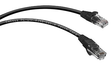Фотография товара 'Cabeus Патч-корд UTP, категория 6, 5 м PC-UTP-RJ45-Cat.6-5m-BK'