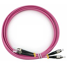 Фотография товара 'Cabeus Шнур оптический duplex FC-ST 50/125 mm OM4 3м FOP-50-OM4-FC-ST-3m'