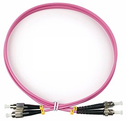 Фотография товара 'Cabeus Шнур оптический duplex FC-ST 50/125 mm OM4 10м FOP-50-OM4-FC-ST-10m'