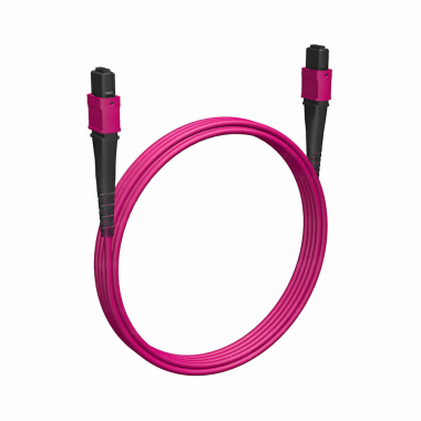 Фотография товара 'Cabeus FOP-50-OM4-12-MPO(F)-12-MPO(F)-B-1m Кабельная сборка MPO(F) -MPO(F)-12 волокон 50/125 OM4'