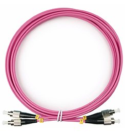 Фотография товара 'Cabeus Шнур оптический duplex FC-FC 50/125 mm FOP-50-OM4-FC-FC-3m'