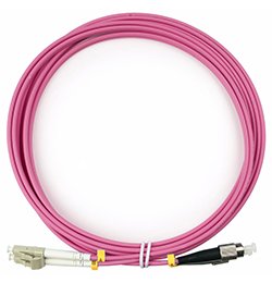 Фотография товара 'Cabeus Шнур оптический duplex LC-FC 50/125 mm FOP-50-OM4-LC-FC-3m'