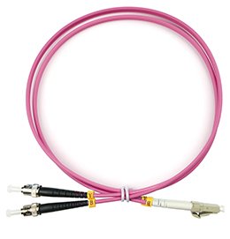 Фотография товара 'Cabeus Шнур оптический duplex LC-ST 50/125 mm FOP-50-OM4-LC-ST-1,5m'