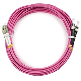 Фотография товара 'Cabeus Шнур оптический duplex LC-ST 50/125 mm FOP-50-OM4-LC-ST-20m'