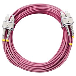 Фотография товара 'Cabeus Шнур оптический duplex SC-SC 50/125 mm FOP-50-OM4-SC-SC-25m'