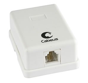 Фотография товара 'Cabeus Розетка телефонная RJ-12 WS-6P4C-TEL-1'