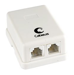 Фотография товара 'Cabeus Розетка телефонная RJ-12 WS-6P4C-TEL-2'