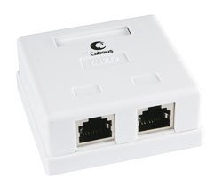 Фотография товара 'Cabeus Розетка компьютерная RJ-45 WS-8P8C-Cat.5e-SH-2'
