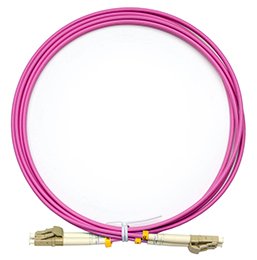 Фотография товара 'Cabeus Шнур оптический duplex LC-LC 50/125 mm OM4 LSZH, FOP-50-OM4-LC-LC-2m'