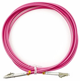 Фотография товара 'Cabeus Шнур оптический duplex LC-LC 50/125 mm OM4 LSZH, FOP-50-OM4-LC-LC-3m'