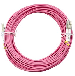 Фотография товара 'Cabeus Шнур оптический duplex LC-LC 50/125 mm OM4 LSZH, FOP-50-OM4-LC-LC-25m'