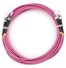 Фотография товара 'Cabeus Шнур оптический duplex ST-ST 50/125 mm OM4 LSZH, FOP-50-OM4-ST-ST-7m'