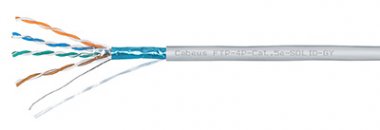Фотография товара 'Cabeus Кабель витая пара экранированная FTP (F/UTP), категория 5e, FTP-4P-Cat.5e-SOLID-LSZH-GY'