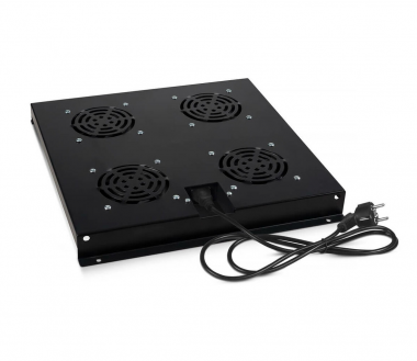 Фотография товара 'Cabeus TRAY-SC-120-BK Модуль вентиляторный с 4-я вентиляторами для установки в серверные шкафы серии ND-SC'