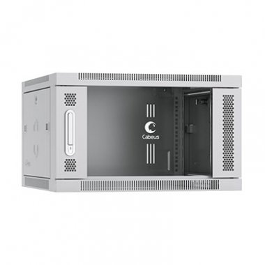 Фотография товара 'Cabeus Шкаф телекоммуникационный настенный 19 6U SH-05F-6U60/45m-BK'