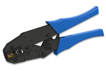 Фотография товара 'Cabeus Инструмент обжимной для экранированных коннекторов RJ-45 (8р8с) с хвостовиком, HT-236N3'