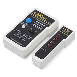 Фотография товара 'Cabeus Тестер для витой пары с переходниками для коаксиального кабеля, HT-519CT'