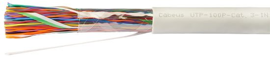 Фотография товара 'Cabeus Кабель витая пара UTP (U/UTP), категория 3 UTP-100P-Cat.3-IN'