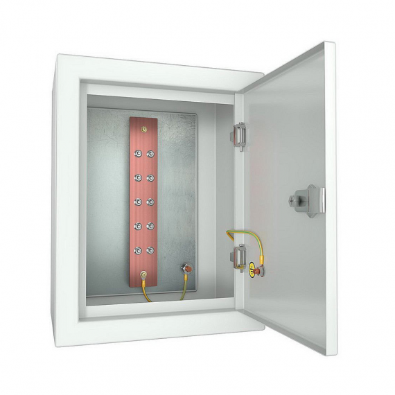 Фотография товара 'Cabeus CBG-ЯГЗШ-10-10.100 Ящик ГЗШ 10 подключений, 10х100 мм (ВхШхГ 400х310х220 мм)'
