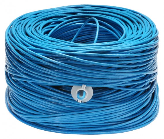 Фотография товара 'Cabeus UTP-4P-Cat.5e-SOLID-BL Кабель витая пара UTP (U/UTP), категория 5e'