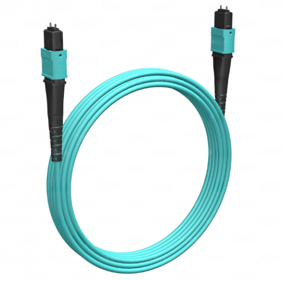 Фотография товара 'Cabeus FOP-50-OM3-12-MPO(M)-12-MPO(M)-B-3m Кабельная сборка MPO(M) -MPO(M)-12 волокон 50/125 OM3'