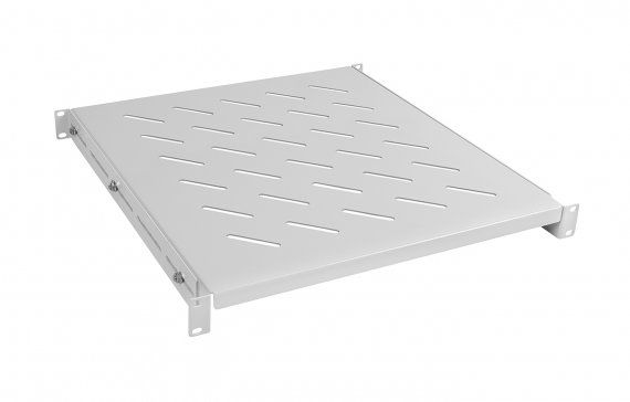 Фотография товара 'Cabeus RA-J018-FC-700-100KG Полка регулируемая для шкафов и открытых стоек, усиленная до 100 кг'